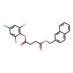 Succinic acid, 2,4,6-trichlorophenyl 2-naphthylmethyl ester