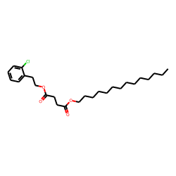 Succinic acid, 2-chlorophenethyl tetradecyl ester