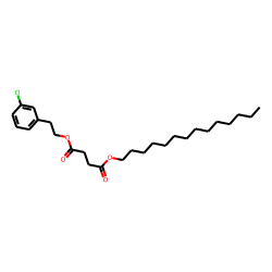 Succinic acid, 3-chlorophenethyl tetradecyl ester