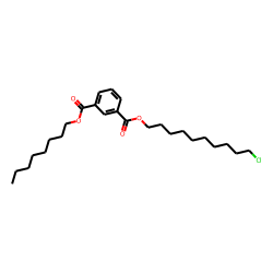 Isophthalic acid, 10-chlorodecyl octyl ester