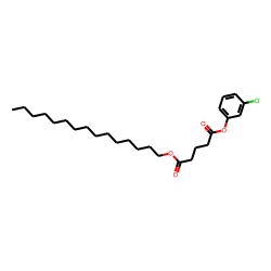 Glutaric acid, 3-chlorophenyl pentadecyl ester