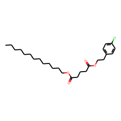 Glutaric acid, 2-(4-chlorophenyl)ethyl tridecyl ester