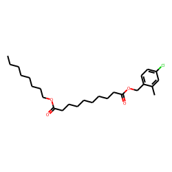Sebacic acid, 4-chloro-2-methylbenzyl octyl ester