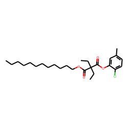 Diethylmalonic acid, 2-chloro-5-methylphenyl dodecyl ester