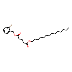 Glutaric acid, 2-bromobenzyl tetradecyl ester
