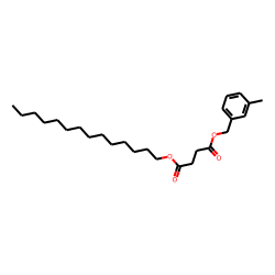 Succinic acid, 3-methylbenzyl tetradecyl ester