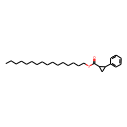 Cyclopropanecarboxylic acid, trans-2-phenyl-, hexadecyl ester