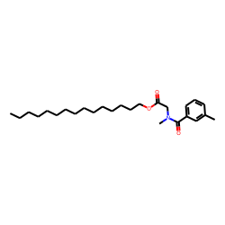 Sarcosine, N-(3-methylbenzoyl)-, pentadecyl ester