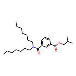 Isophthalic acid, monoamide, N,N-diheptyl-, isobutyl ester
