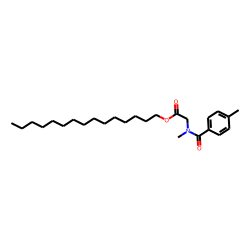 Sarcosine, N-(4-methylbenzoyl)-, pentadecyl ester