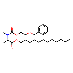 DL-Alanine, N-methyl-N-(2-benzyloxyethoxycarbonyl)-, dodecyl ester