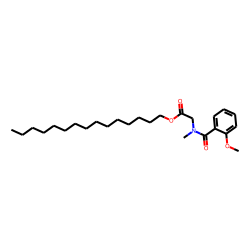 Sarcosine, N-(2-methoxybenzoyl)-, pentadecyl ester