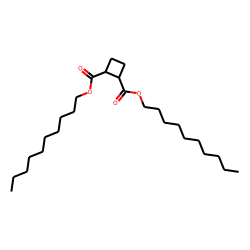 1,2-Cyclobutanedicarboxylic acid, didecyl ester, trans-