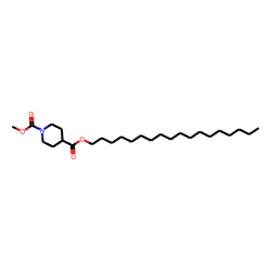 Isonipecotic acid, N-methoxycarbonyl-, octadecyl ester