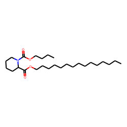 Pipecolic acid, N-butoxycarbonyl-, pentadecyl ester