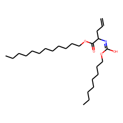 2-Aminopent-4-enoic acid, N-octyloxycarbonyl-, dodecyl ester