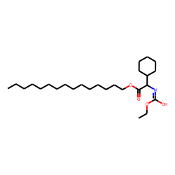 Glycine, 2-cyclohexyl-N-ethoxycarbonyl-, pentadecyl ester