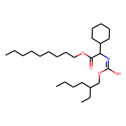 Glycine, 2-cyclohexyl-N-(2-ethylhexyl)oxycarbonyl-, nonyl ester
