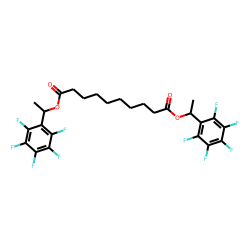 Sebacic acid, di(1-(pentafluorophenyl)ethyl) ester