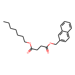 Succinic acid, heptyl 2-naphthylmethyl ester