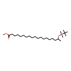 18-Hydroxy-nonadecanoic, methyl ester, tBDMS ether