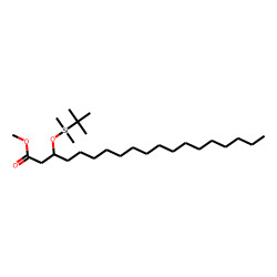3-Hydroxy-nonadecanoic, methyl ester, 3-tBDMS ether