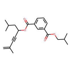 Isophthalic acid, 2,7-dimethyloct-7-en-5-yn-4-yl isobutyl ester