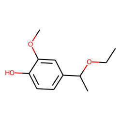 4-(1-ethoxy ethyl)-Guaiacol