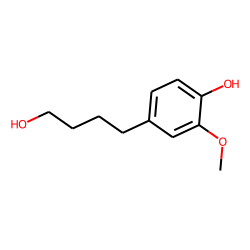 4-(4-hydroxy-3-methoxyphenyl)-1-butanol