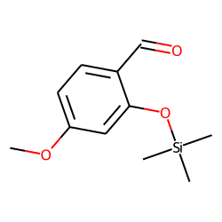 2-Hydroxy-4-methoxybenzaldehyde, trimethylsilyl ether