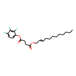 Succinic acid, dodec-2-en-1-yl 2,3,4-trifluorophenyl ester