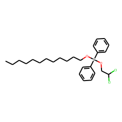 Silane, diphenyl(2,2-dichloroethoxy)dodecyloxy-