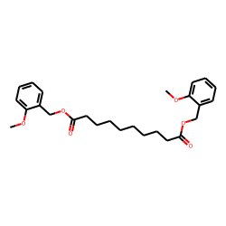 Sebacic acid, di(2-methoxybenzyl) ester