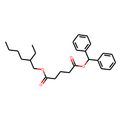 Glutaric acid, 2-ethylhexyl diphenylmethyl ester