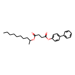 Succinic acid, dec-2-yl 4-biphenyl ester