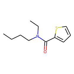 Thiophene-2-carboxamide, N-ethyl-N-butyl-