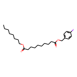 Sebacic acid, 4-iodobenzyl octyl ester