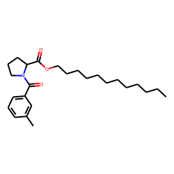 L-Proline, N-(3-methylbenzoyl)-, dodecyl ester