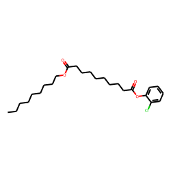 Sebacic acid, 2-chlorophenyl nonyl ester