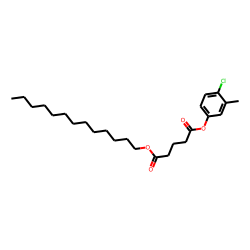 Glutaric acid, 4-chloro-3-methylphenyl tridecyl ester