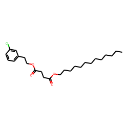 Succinic acid, 3-chlorophenethyl tridecyl ester