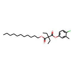Diethylmalonic acid, 4-chloro-3-methylphenyl undecyl ester