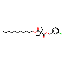 Diethylmalonic acid, 3-chlorobenzyl undecyl ester