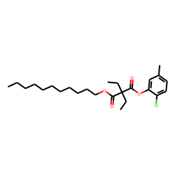 Diethylmalonic acid, 2-chloro-5-methylphenyl undecyl ester