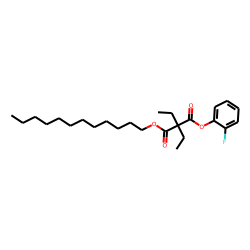 Diethylmalonic acid, dodecyl 2-fluorophenyl ester