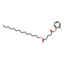 Glutaric acid, 2-fluorophenyl tetradecyl ester