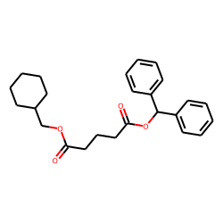 Glutaric acid, cyclohexylmethyl diphenylmethyl ester