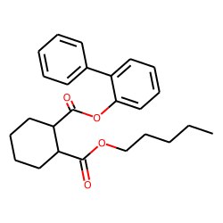 1,2-Cyclohexanedicarboxylic acid, 2-biphenyl pentyl ester