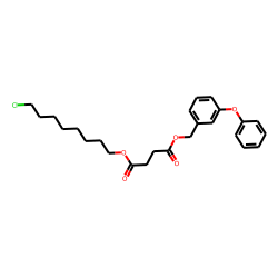 Succinic acid, 8-chlorooctyl 3-phenoxybenzyl ester
