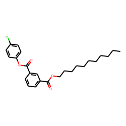 Isophthalic acid, 4-chlorophenyl undecyl ester